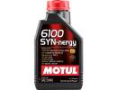 MOTUL 5W40 (1L) 6100 SYN-NERGY МАСЛО МОТОРНОЕ_ACEA A3_B4 API SN MB 229.5 VW 502_505 00 замена 107975
